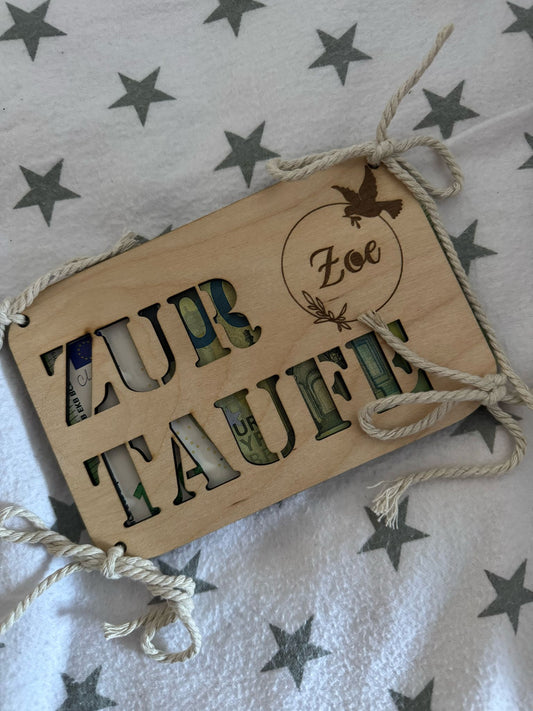 Zur Taufe Geld Geschenk