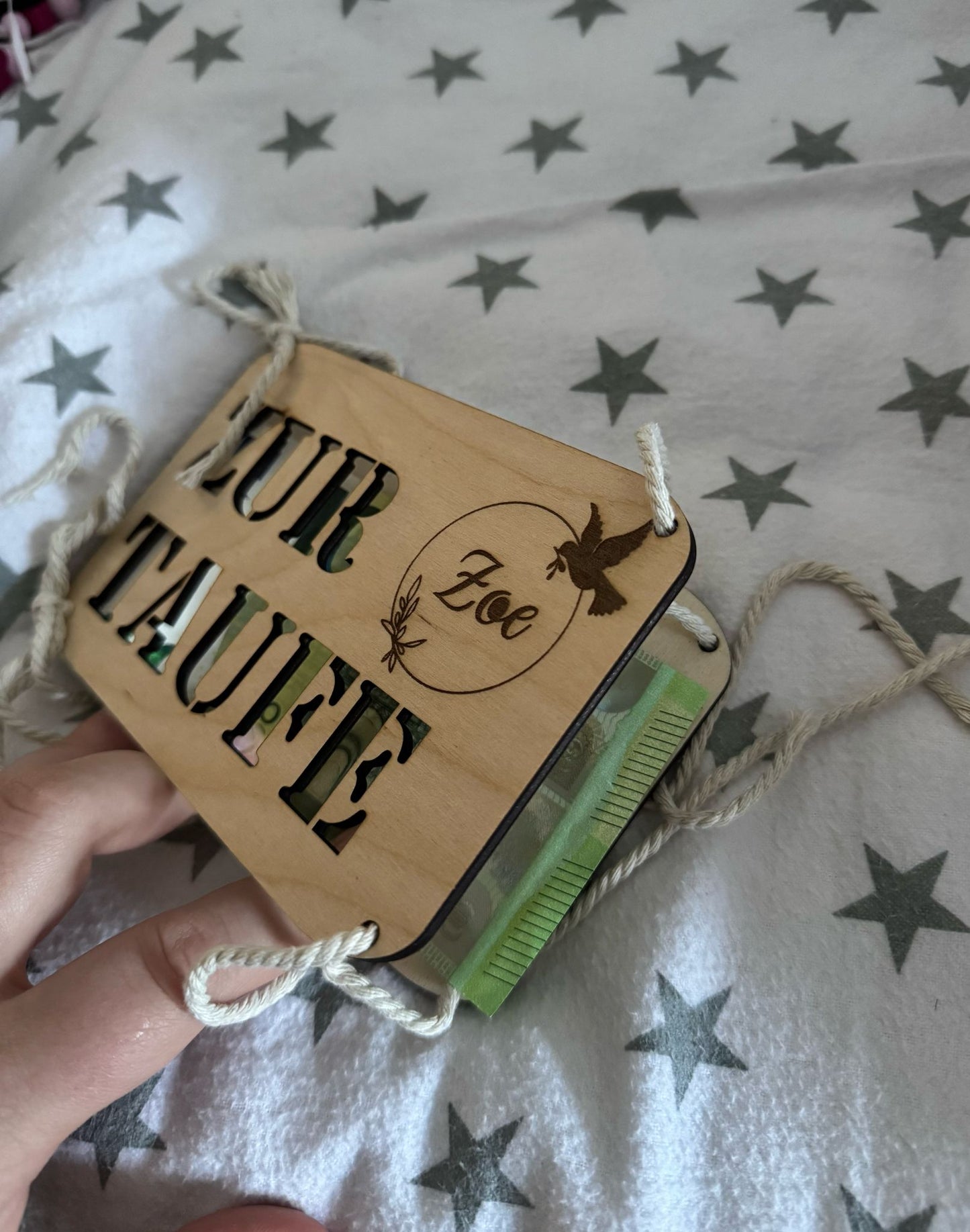 Zur Taufe Geld Geschenk
