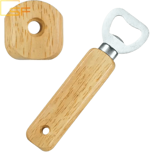 Holz-Flaschenöffner mit Gravur – Robuster und tragbarer Bieröffner für Getränke, perfekt für Zuhause und Bar Celino